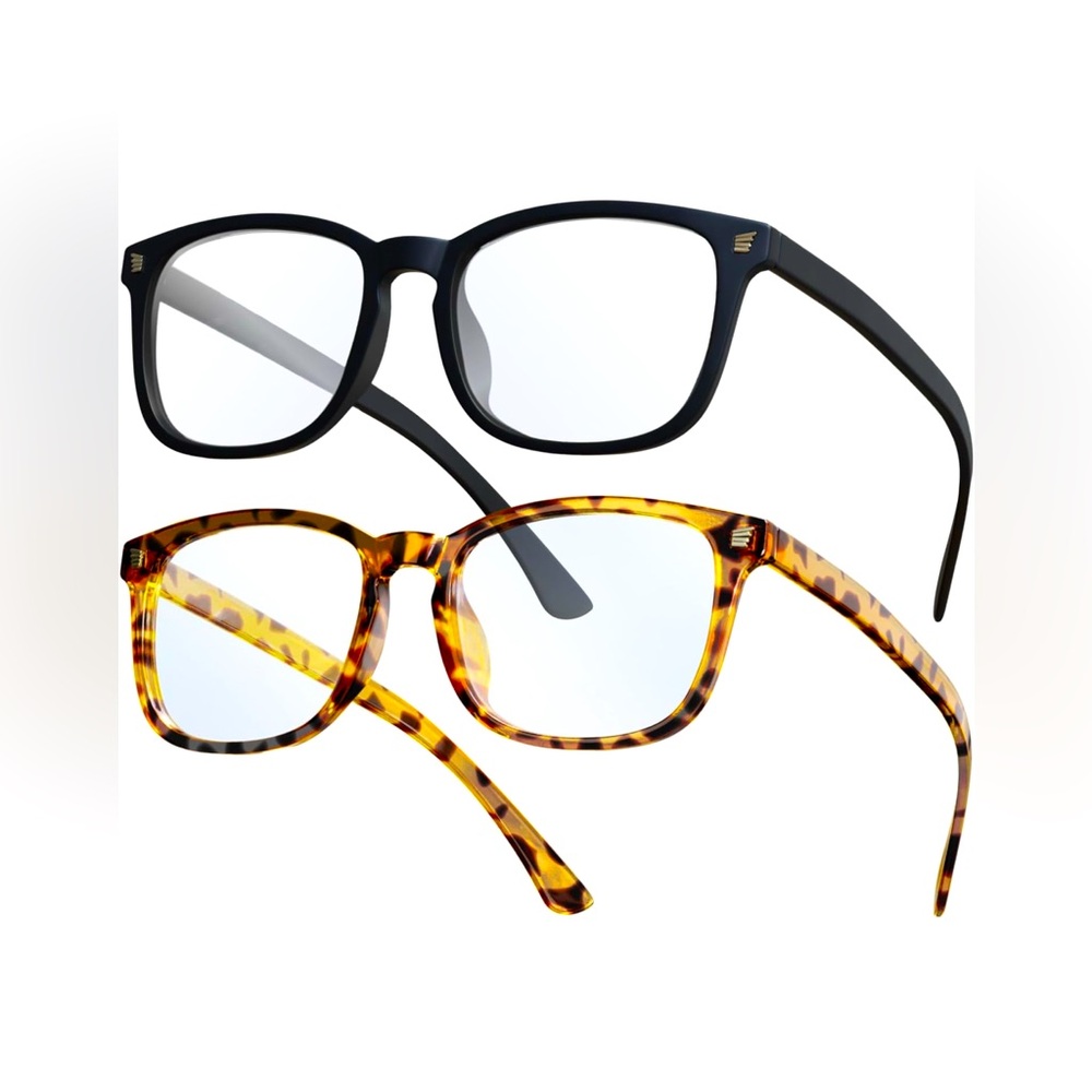 livho 2 Pack Blue Light Blocking Glasses NWOT